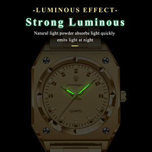 Poedagar <span class=keywords><strong>oro</strong></span> 788 di lusso da <span class=keywords><strong>donna</strong></span> orologi al quarzo da <span class=keywords><strong>donna</strong></span> impermeabili luminosi in acciaio inossidabile - Product Image 3