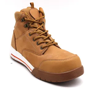 水牛安全靴皮革安全靴工业安全靴