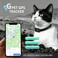 Traceur GPS Extérieur Étanche pour Animaux de Compagnie - Mini Dispositif Léger avec Clôture Électronique et Positionnement WiFi Anti-Perte Toutes Saisons