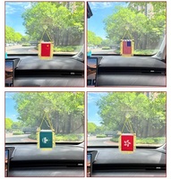 Drapeau national écossais personnalisé en gros pour voiture, 3*5 pouces, en polyester, pour décoration de voiture, idéal pour les matchs de football