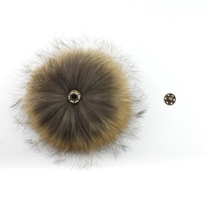 Racoon Fur Pom Poms Balls 100% Reale di Sfera di Cina di Pelliccia di Procione - Product Image 2