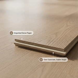 Plancher en bois massif en chêne blanc naturel avec isolation phonique pour la conception de chambres à coucher et de salles d'étude silencieuses - Product Image 4