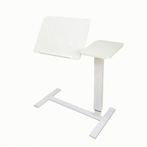Escritorio Elevador de Altura Ajustable, Escritorio de Computadora para Oficina en Casa con Marco Metálico, Estilo Moderno en Blanco y Negro - Product Image 4