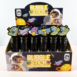 Varitas de burbujas al por mayor para niños, juguete para hacer burbujas de jabón, varita de burbujas de Navidad/Dinosaurio/Papá Noel/Unicornio para niños - Product Image 6