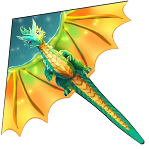 Cerf-volant Dragon OEM prêt à être expédié, en polyester, origine Shandong, unisexe, pour les 8-13 ans - Product Image 1