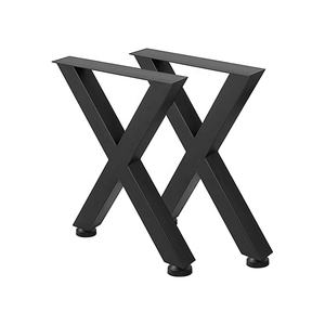 Caballete trapezoidal <span class=keywords><strong>de</strong></span> hierro para niños, moderno trípode chino <span class=keywords><strong>de</strong></span> Color negro mate, decoración <span class=keywords><strong>de</strong></span> tubos <span class=keywords><strong>de</strong></span> acero, patas <span class=keywords><strong>de</strong></span> mesa - Product Image 4