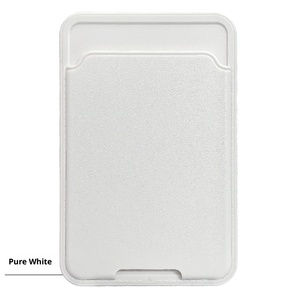 New Leather Texture Phone Card Holder Multifunctional Universal Self <b>Adhesive</b> Back Sticker Wallet For Credit Card ID - Product Image 4