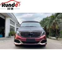 Runde PP matériel pour Mercedes classe V W447 Vito Metris Viano Kit carrosserie pare-chocs avant jupes latérales pare-chocs arrière capot diffuseur arrière