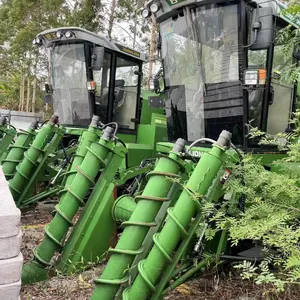 Harvester for sugarcane cutting AC60B high efficiency mini combine sugarcane harvester machine