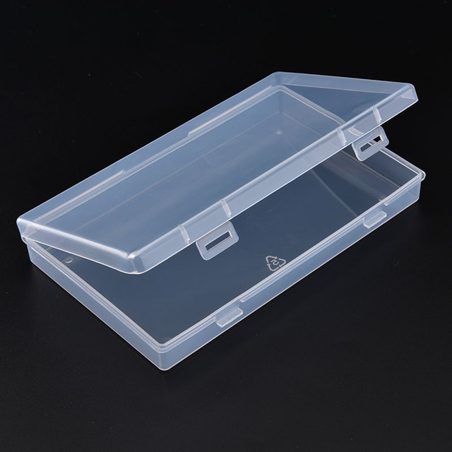 Custom Small Clear Hard Transparent Recyclable PP Plastic Storage Box for Electronic Devices and Smart Watches