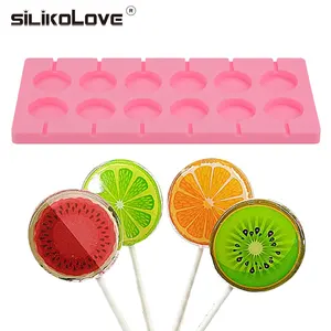 Siliconen ronde Lolly Snoep mallen Chocolate Cake Decorating Pastry Mould silicone lollipops schimmel
