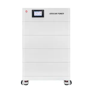 Giá Treo Tường Lifepo4 Điện Áp Cao 10KWh 200V Hàng Đầu ESS Pin Lithium Ion Biến Tần Hỗn Hợp Growatt Off-Grid