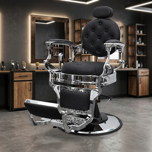 เก้าอี้ตัดผมแบบเอนได้สไตล์เรโทรสำหรับช่างเสริมสวย ราคาประหยัด - Product Image 1