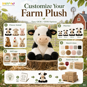 Boneka Babi Plushie Custom Grosir untuk Festival & Promosi Peternakan, Isian Daur Ulang, Label Pribadi, MOQ Rendah, Pabrik Terpercaya - Product Image 2