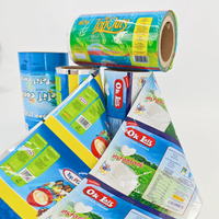 Film plastique en rouleau Bopp/Vmpet/PE de qualité alimentaire pour l'emballage de bonbons, film d'emballage automatique pour animaux de compagnie, rouleau de film imprimé sur mesure