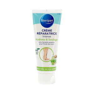 Crème Réparatrice Intense d'Origine Naturelle 75 ml, Crème Réparatrice au Beurre de Karité, Hydratante pour Peaux Sèches, Soin des Pieds - Product Image 1