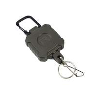 Cordon de sécurité rétractable robuste personnalisé pour la chasse, accessoire de chasse, cordon en acier verrouillable, équipement tactique résistant à l'usure