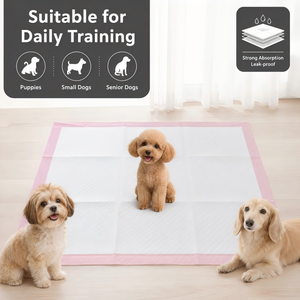 Tappetini Assorbenti per Addestramento Cani a 6 Strati, Ecologici, Impermeabili IPX7, Asciugatura Rapida, 100% Cotone PE SAP, Produzione Diretta - Product Image 4