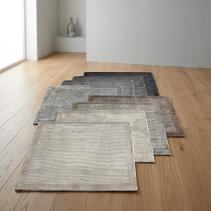 Collection Ocean Art - Tapis en laine/soie tufté à la main, durable, pour hôtels à fort trafic, luxe, lavable, extra épais, antidérapant, Kilim - Product Image 4