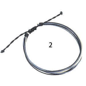 Pulseras de Tobillo de Estilo Bohemio Coloridas, Trenzadas con Hilo Encerado, Joyería de Amistad - Product Image 6