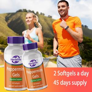Cápsulas de Menta en Gel Suave para Adultos, Suplementos Herbales, Apoyo Digestivo, 90 Cápsulas, Venta Caliente OEM/ODM - Product Image 4