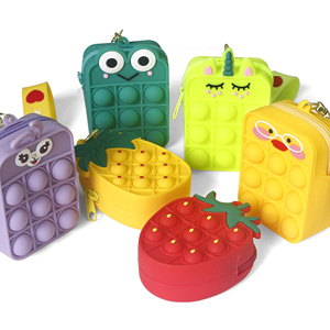 <span class=keywords><strong>Fidget</strong></span> Purse Poppet Túi Bong Bóng Hoạt Hình Silicone <span class=keywords><strong>Fidget</strong></span> Đồ Chơi Túi Xách Quà Tặng Cho Bé Gái Và Trẻ Em Đeo Chéo - Product Image 1