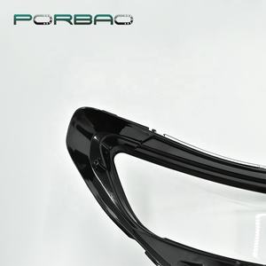 PORBAO per <span class=keywords><strong>CHEROKEE</strong></span> 2019-2024 anno due colori bordo <span class=keywords><strong>nero</strong></span> trasparente in plastica del proiettore paralume del faro - Product Image 4