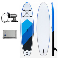 2025 pas cher 220W 4AH planche de surf gonflable puissante avec ailerons électriques SUP haute vitesse et haute puissance hélice aileron de moteur électrique