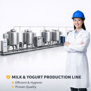 Ace Dairy Production Line <b>Small</b> Making Machine to Make Yogurt Fresh Liquid Milk Yougurt 1000 - Product Image 1