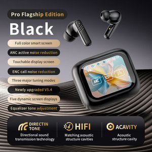 Không dây cho Bluetooth Earbuds ANC enc màn hình cảm ứng hiển thị kỹ thuật số môi trường tiếng ồn hủy bỏ LED pin cho chơi game - Product Image 5