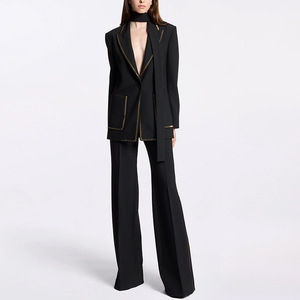 Abiti da donna personalizzati abiti formali da ufficio mostrano suite <span class=keywords><strong>di</strong></span> laurea <span class=keywords><strong>di</strong></span> lusso per le signore Set <span class=keywords><strong>di</strong></span> abiti eleganti - Product Image 1