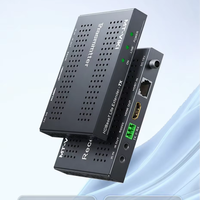 Extensor HDBaseT de Aleación de Aluminio de 70 m con 4K30 4:4:4 Bidireccional, RS232 e IR para Aulas Multimediales