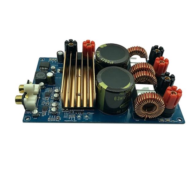 Custom 2.0 Digital Amplifier Board DC50V Strong High Power TPA3255 300W + 300W Class D Audio Digital Amplifier Board