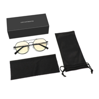 Conchen caliente nuevo diseño clásico de lujo mujeres hombres doble puente Metal gafas ópticas 2024