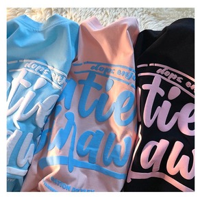 เสื้อยืดผ้าฝ้ายแท้ 100% สำหรับฤดูร้อน พิมพ์ลายพัฟฟ์ ออกแบบลายพิมพ์เองได้ สำหรับผู้ชายและผู้หญิง ขายส่ง - Product Image 2