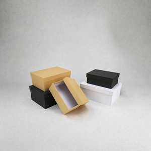 Rigid Box Manufacturer Handmade Magnetic Closure Customizable Simple Easy Folding <b>Book</b> Shaped Delivery Carton Black White <b>Boxes</b> - Product Image 3