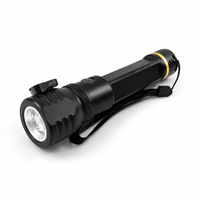 Linterna Táctica de Alta Potencia W565, Fuente de Luz T6, Resistente al Agua IP54, Recargable por USB y Energía Solar, Alcance de Haz de 200-300M para Exteriores