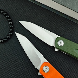 Cuchillo Plegable HUAAO para Camping, 8.0cm, Acero 8Cr13MoV, Dureza 57-59HRC, Mango G10, DIY OEM, Cuchillo para Caza y Frutas - Product Image 3