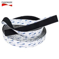 3M Adhésif Fort Adhésif Double Face Écologique Crochet Boucle Ruban Réutilisable Colle Fixation de Câble Tissu Nylon