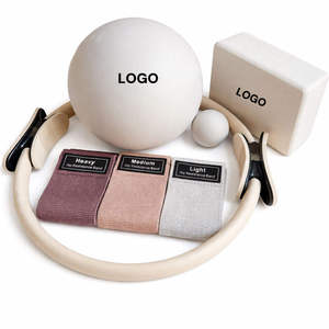 Durable Eco-Friendly Anti-Slip Home Gym Fitness Accessories Set Includes Yoga <b>Mat</b> Dumbbell and Barbell <b>Bars</b> Pilates Equipment - Product Image 1