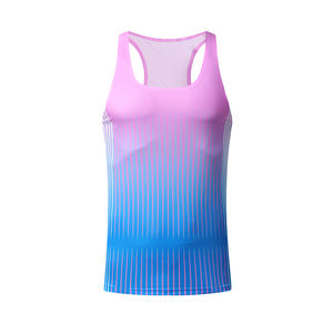 Ropa de gimnasio con logotipo personalizado para correr, ropa para correr, camisetas sin mangas de entrenamiento transpirables para músculos, ropa de gimnasio - Product Image 3