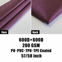 100% polyester pour produits d'extérieur et bagages, tente, sac à dos, PU, PVC, TPU