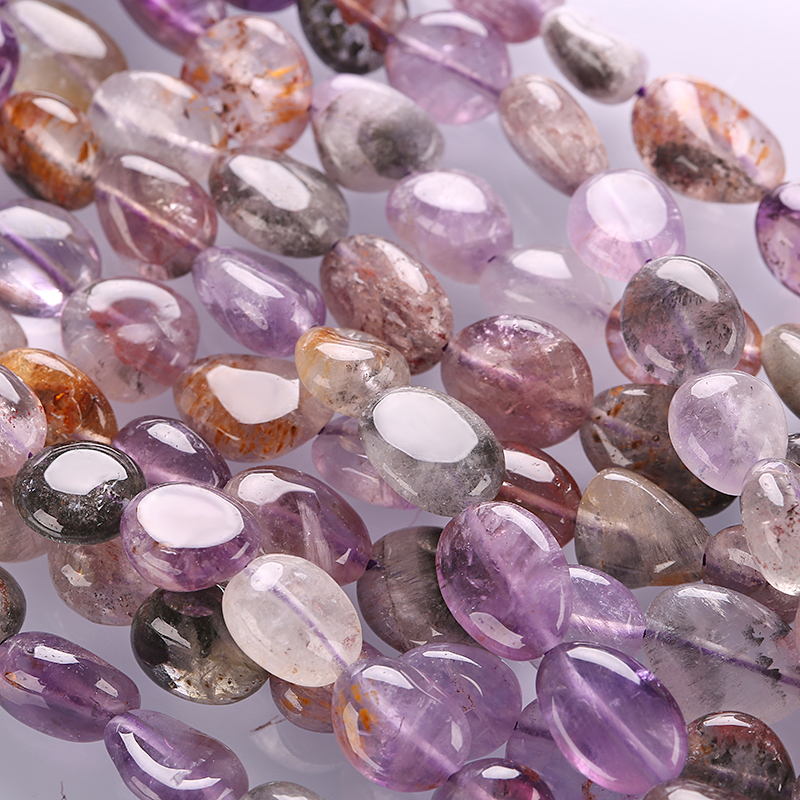 Quartz rutile violet