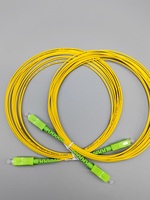 Câble de raccordement à fibre optique monomode SC APC vers SC APC Simplex 16 mm de micro-diamètre avec gaine LSZH Premium pour projet de mise en réseau FTTH