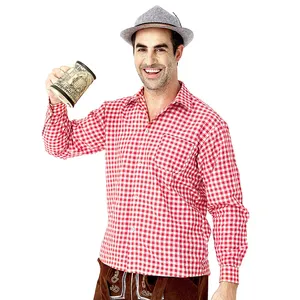 <span class=keywords><strong>Tenue</strong></span> <span class=keywords><strong>de</strong></span> Cosplay pour hommes Festival <span class=keywords><strong>de</strong></span> <span class=keywords><strong>la</strong></span> bière bavaroise Costume <span class=keywords><strong>de</strong></span> l'Oktoberfest allemand Lederhosen Barboteuses à manches courtes Bretelles Chapeau en peau <span class=keywords><strong>de</strong></span> mouton - Product Image 2