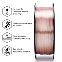 Filament 3D en soie PLA biodégradable ZIRO original, couleur or rose, tiges en plastique 3d pour imprimante 3d