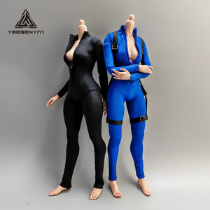 Combinaison à fermeture éclair pour femme à l'échelle 1/6, combinaison à bretelles, ceinture, vêtements, modèle adapté aux figurines de soldats de 12 pouces, poupées - Product Image 6