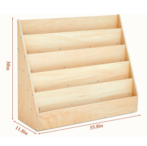Meubles de chambre à coucher modernes en bois, étagères à livres pour enfants à 5 niveaux, bibliothèque pour enfants, <span class=keywords><strong>présentoir</strong></span> pour salon et hôtel - Product Image 2