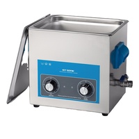 Nettoyeur à ultrasons commercial VGT-1990QT électrique 200W avec minuterie, réservoir en acier inoxydable 9L, pour appareils dentaires et bijoux, 40kHz
