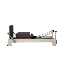 Fabricantes de Pilates, Cama de Entrenamiento con 6 Resortes, Profesional, Telescópica, Comercial, Reformer de Pilates de Madera